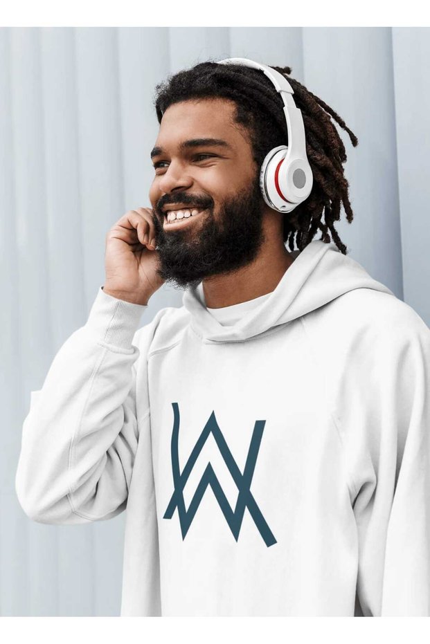 STYLE-X AREA WALKER PRINTED, COTTON, WHITE COLOR, OVERSIZE, UNISEX SWEATSHIRT