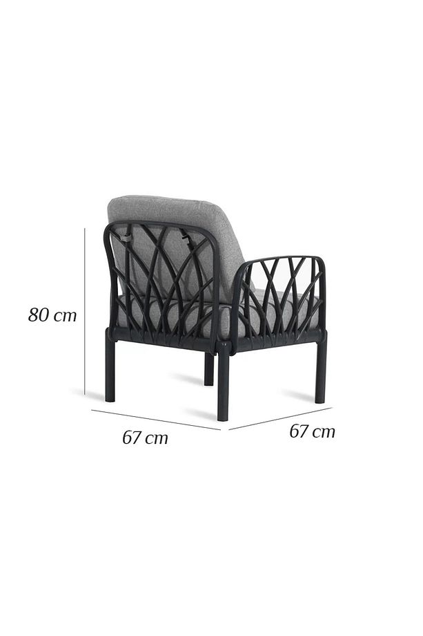 Garda Modüler Sofa Bahçe Oturma Grubu 2'li Set - 7
