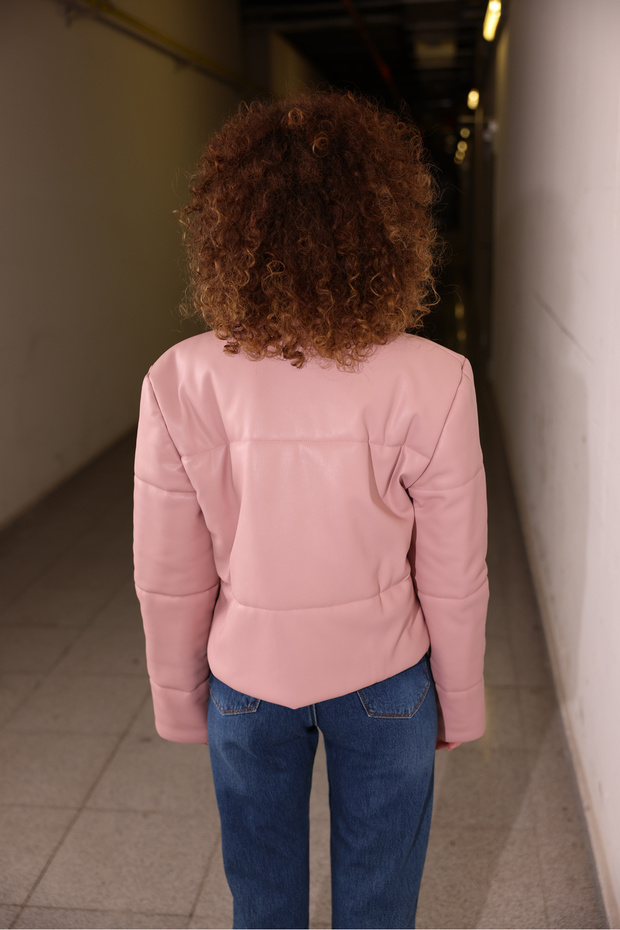 Deri Şişme Mont - 2