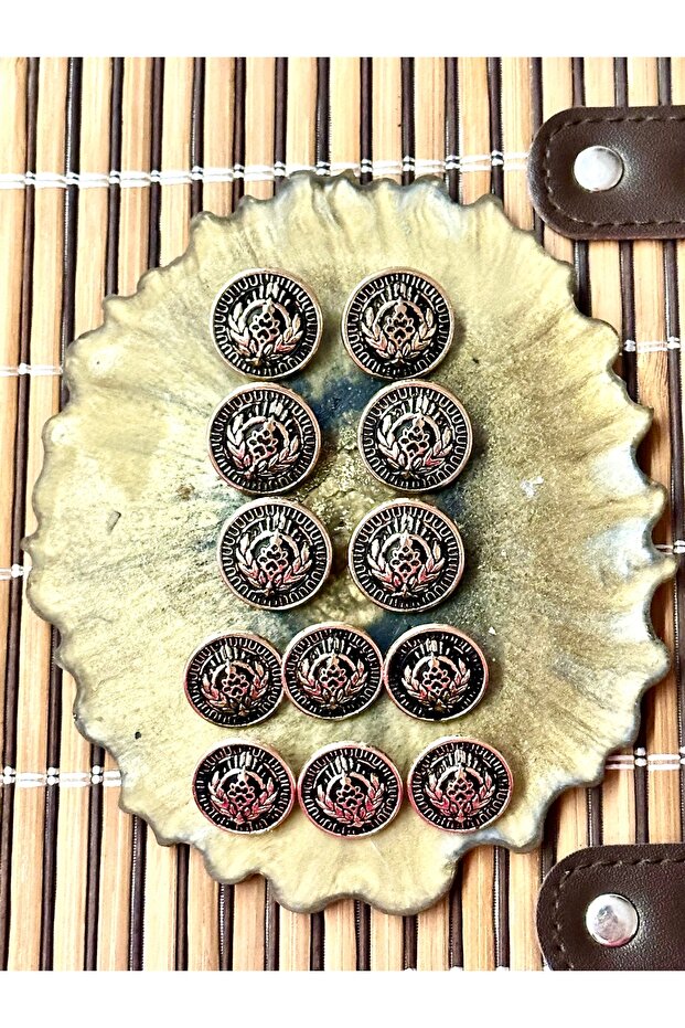 مجموعة أزرار معدنية لسترة السترة - 2