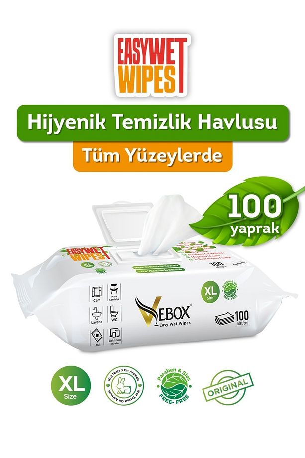 Easy Wet Wipes Yüzey Temizleme Havlusu (100 Yaprak) - 1