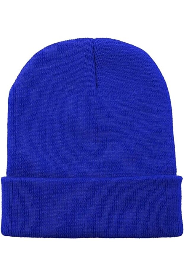 Saks Mavi Unisex Basic Bere - 1