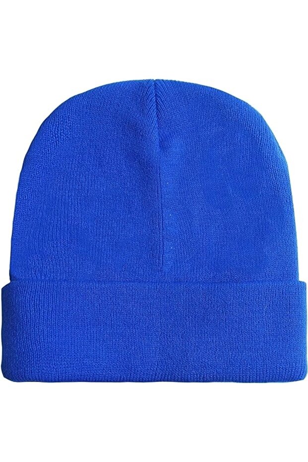 Saks Mavi Unisex Basic Bere - 6