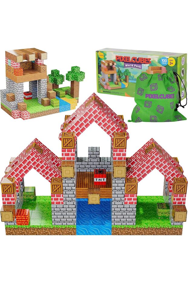 Manyetik küp oyuncak eğitici legolar neocube küp block 100 adet - 1