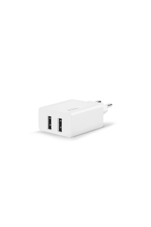 2.4A 12W Süper Hızlı 2X USB Girişli Şarj Adaptörü, İphone, Samsung, Oppo, Xiaomi Şarj Adaptörü - 1