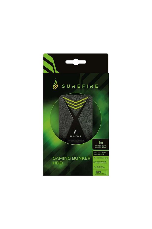 2,5" 1TB Gaming Bunker Black USB3.2 Taşınabilir Disk - 4