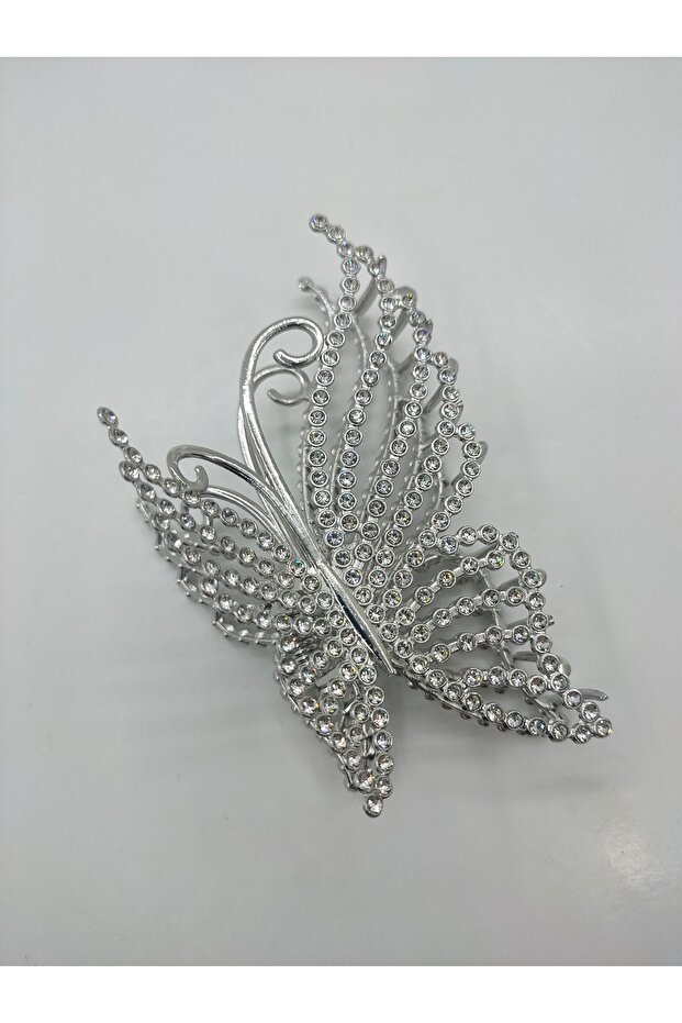 STONE BIG BUTTERFLY METAL LATCH BUCKLE