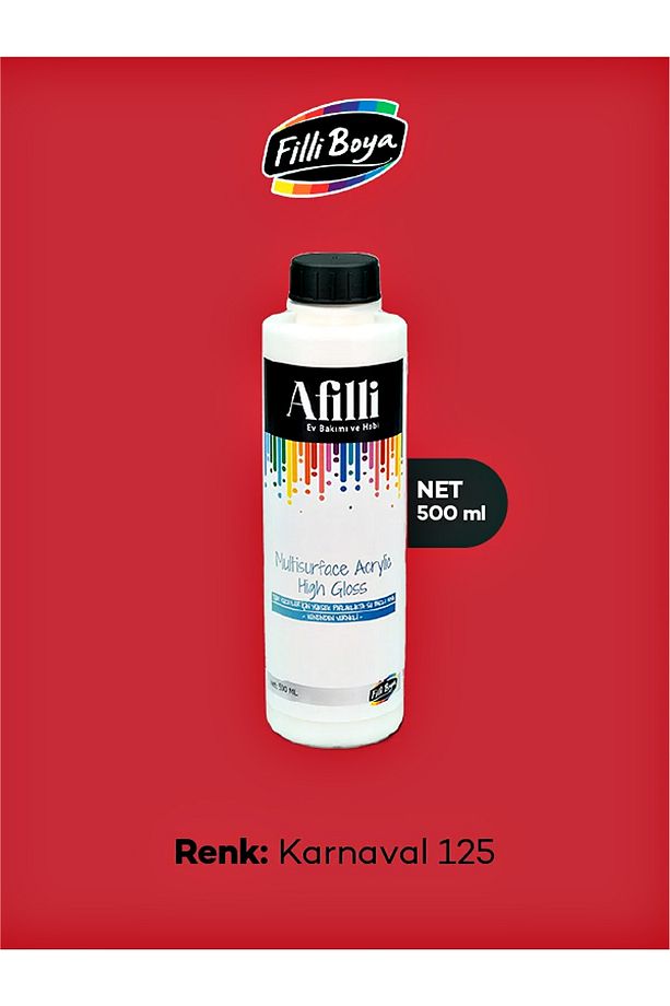Filli BoyaAfilli Multisurface Acrylic High Gloss (Akrilik Parlak) 500 ml - 1