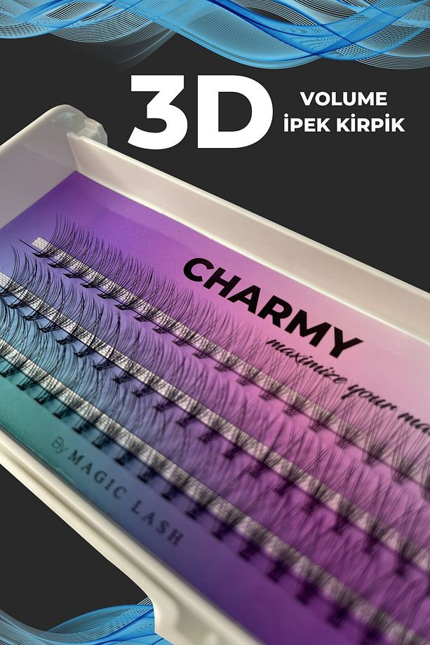 Ekspres 3d Volume Ipek Kirpik Charmy Mix Uzunluk - 2