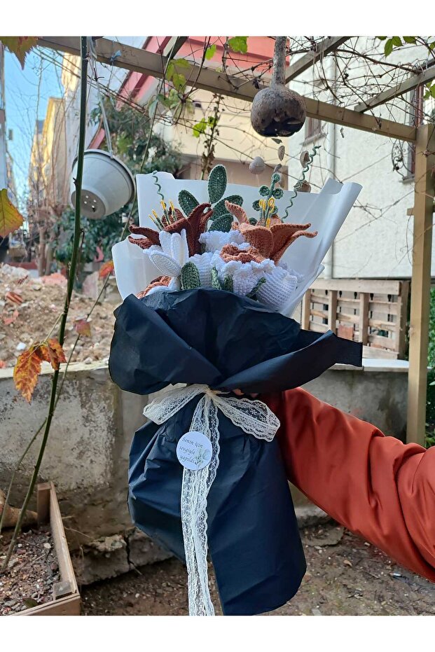 ÖRGÜ ÇİÇEK BUKETİ - 2