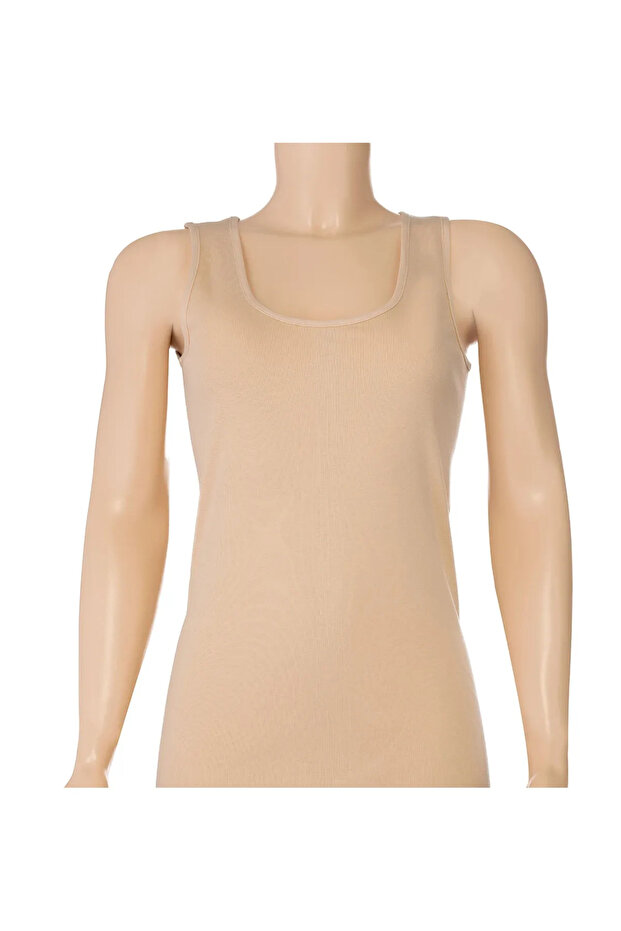 Star Women's Ribbed Cotton Wide Strap Tank Top 5 Pieces