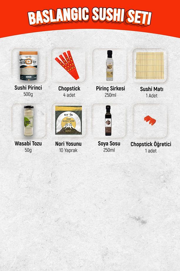Başlangıç Sushi Set Suşi Seti Videolu Anlatım. - 3