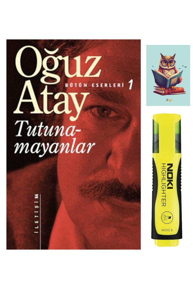 Tutunamayanlar</DNTCTMS> - Oğuz Atay Romanları 9789754700114</DNTCTMS> Noki Yellow Highlighter Pen - Set with Notepad
