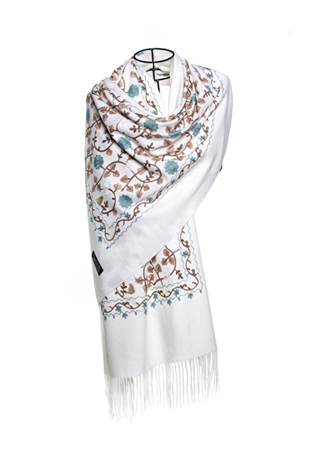 MODAL CASHMERE EMBROIDERED SHWAL