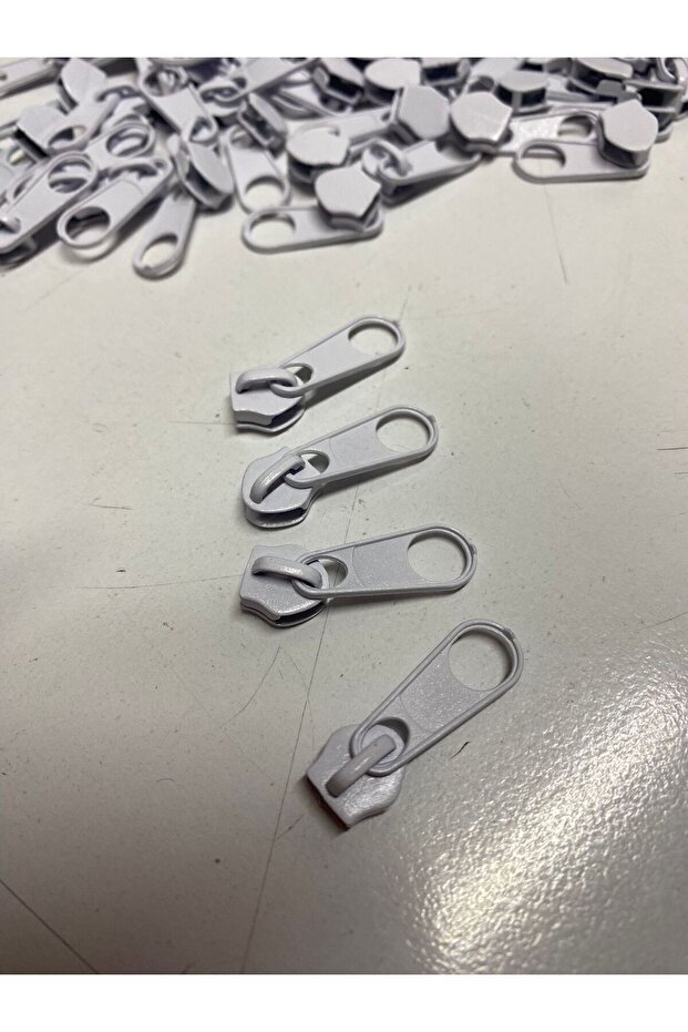 20 Pieces White Handpiece Head Zipper