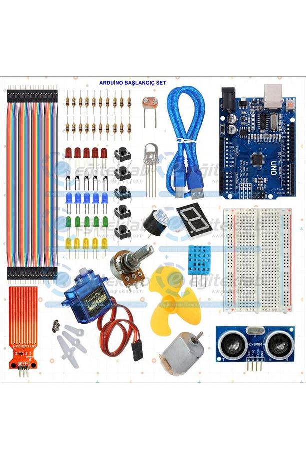 YENİ ROBOTİK KODLAMA ARDUİNO BAŞLANGIÇ EĞİTİM SETİ - 1