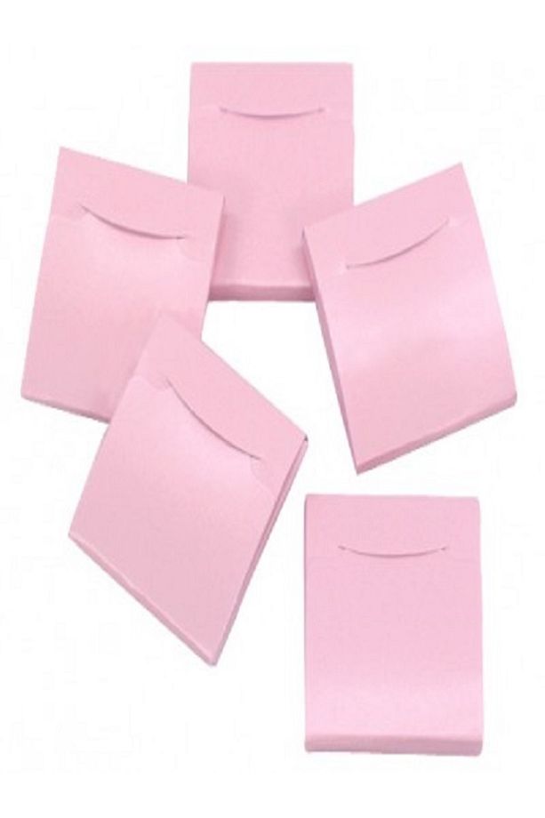 TEKLİ MADLEN KARTON ÇİKOLATA KUTUSU 25 ADET PEMBE - 1