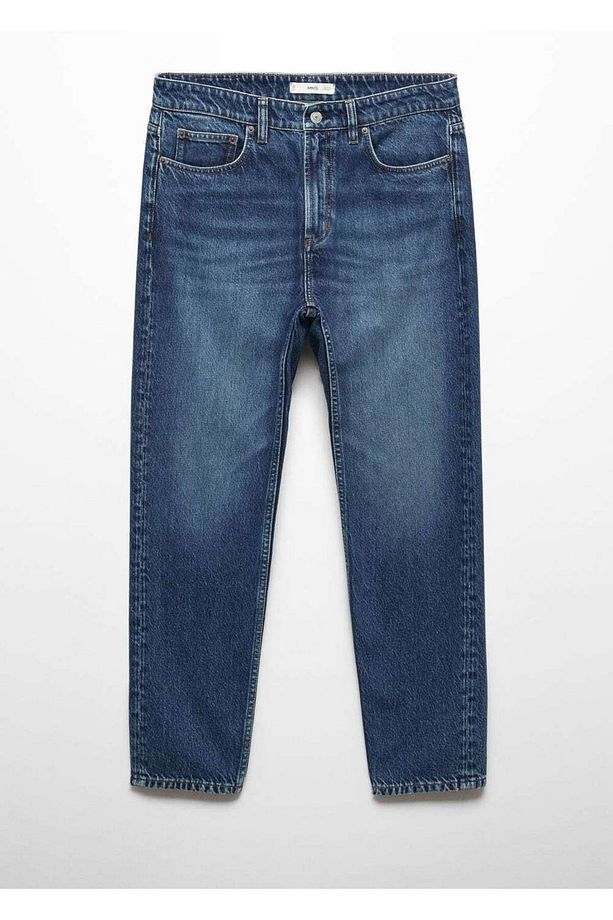 Koyu renk tappered-fit kot - 3