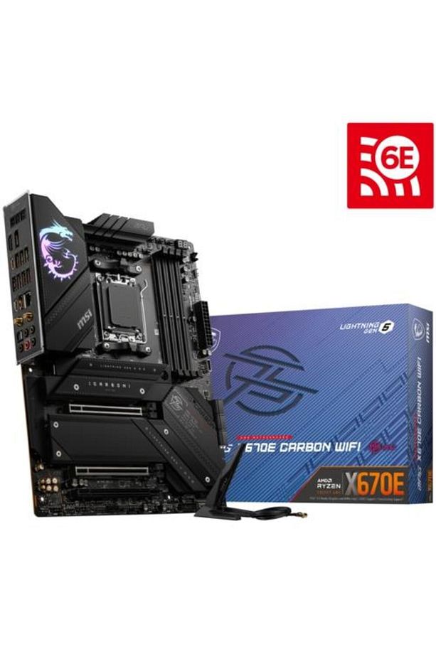 MPG X670E CARBON WIFI DDR5 6600+(OC)MHz HDMI DP AM5 - 1