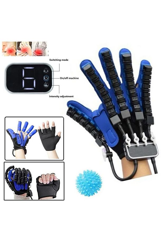 Sağ El Hasta robotik rehabilitasyon Robot eldiven el egzersiz aracı - 1