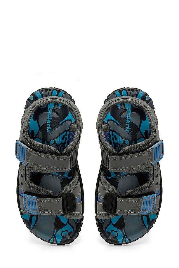 SONS.F4FX GRI Erkek Çocuk Sandalet - 4