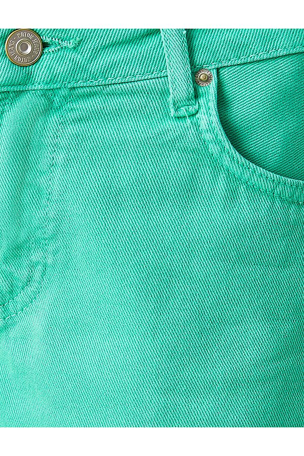 Mini Kot Şort Cepli Destroylu - 6