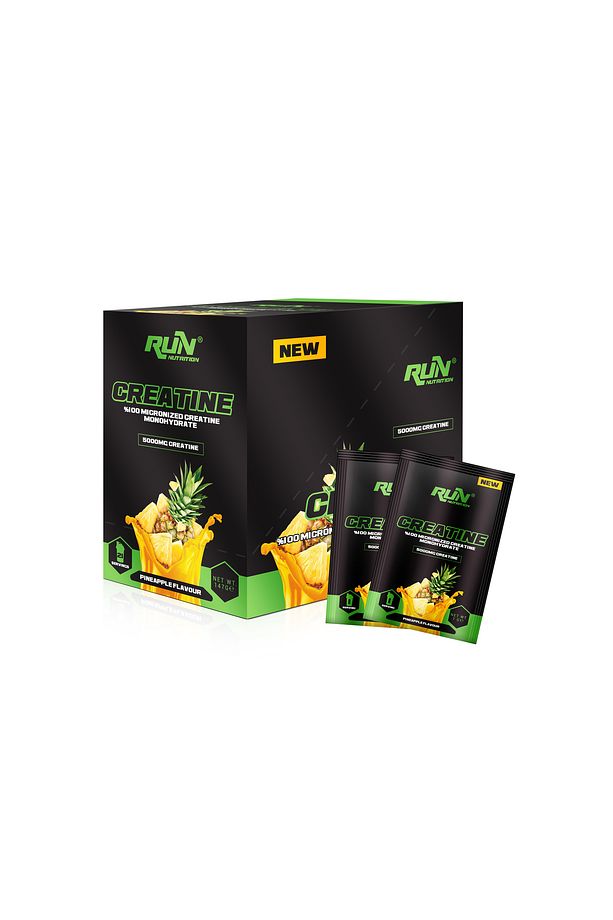 Creatine - 21 Adet - Ananas Aromalı - 147g - Tek Kullanımlık Paketler - 3