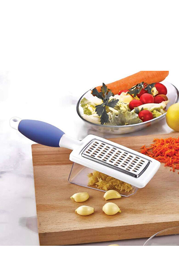 Grater with Silicone Handle and Chamber