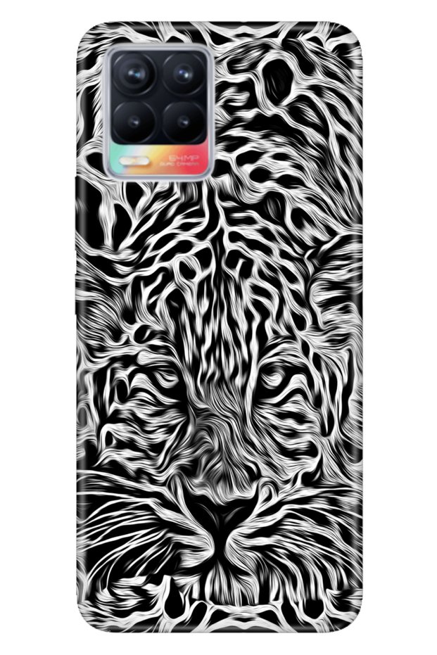 8 حافظة متوافقة مع Pro من السيليكون المطبوع بتصميم Wild Lion Art