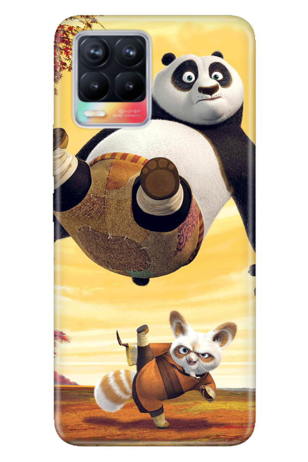 8 حافظة متوافقة مع Pro من السيليكون المطبوع بنمط Kungfu Panda
