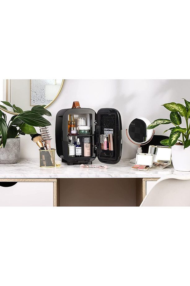 Pro6 Taşınabilir Lüks Mini Buzdolabı 6L Kozmetik, Kamp, Seyahat için AC ve Özel USB Güç Seçeneği - 5