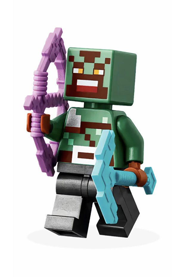 Minecraft - مجسم Orc Warrior الأصلي الصغير