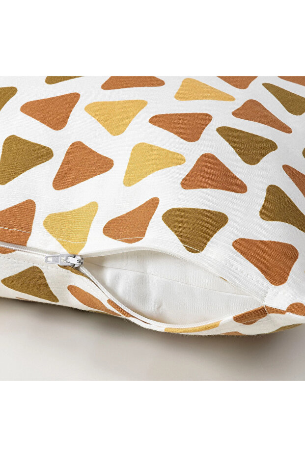 50x50cm Multicolor-Patterned Throw Pillow Cover - 4