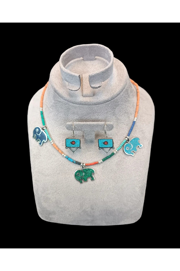 Kolye ,küpe set - 1