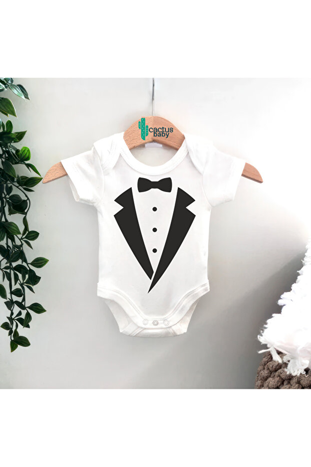 Baby Tuxedo Baby Cotton Bodysuit