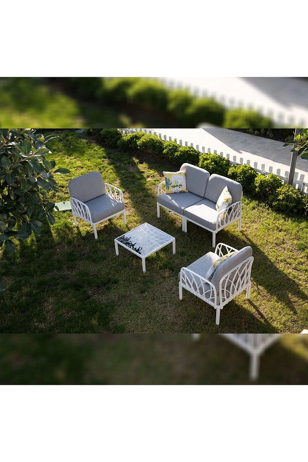 Garda Modüler Sofa Bahçe Oturma Grubu 2'li Set - 2