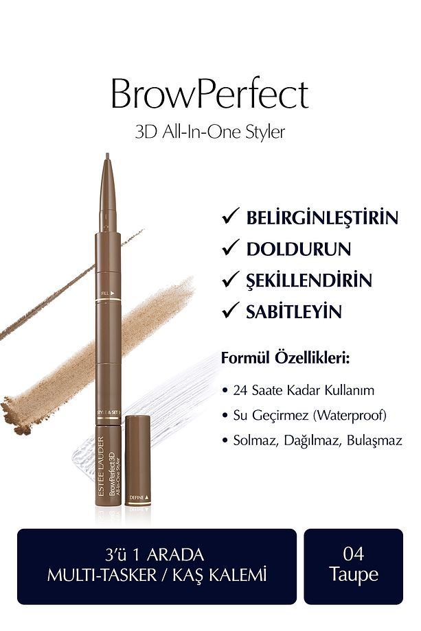 Kaş Kalemi - BrowPerfect 3D All-In-One Styler Multi-Tasker 04 Taupe - 1