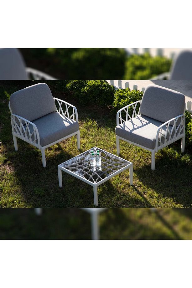 Garda Modüler Sofa Bahçe Oturma Grubu 2'li Set - 3