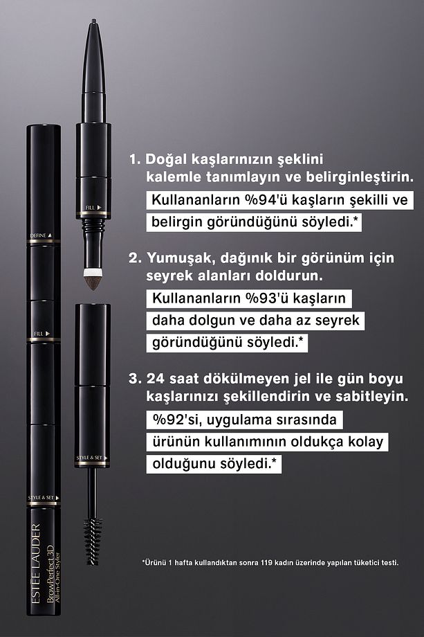Kaş Kalemi - BrowPerfect 3D All-In-One Styler Multi-Tasker 09 Dark Brunette - 6