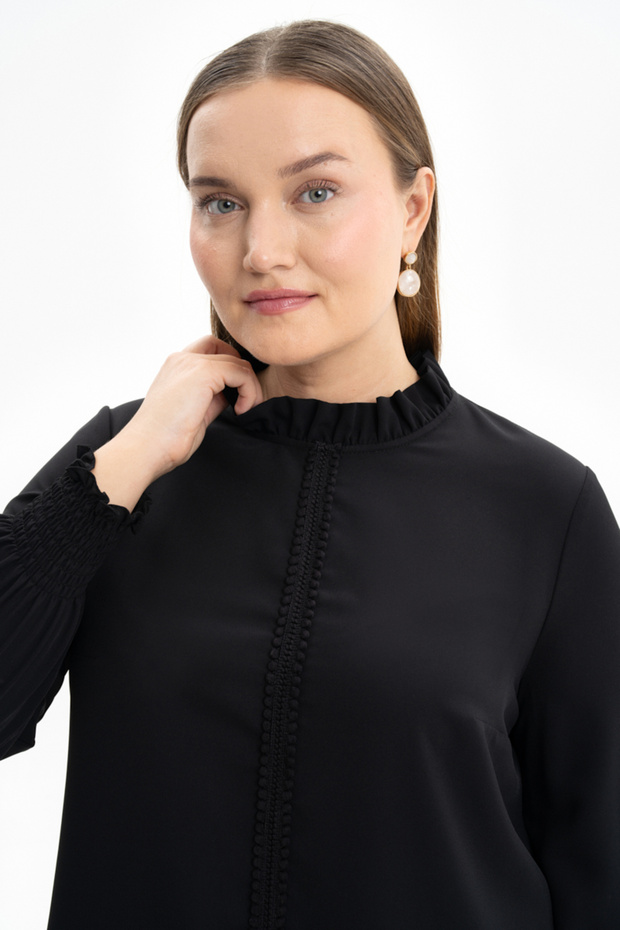 Manşeti Gipeli Bluz - 4