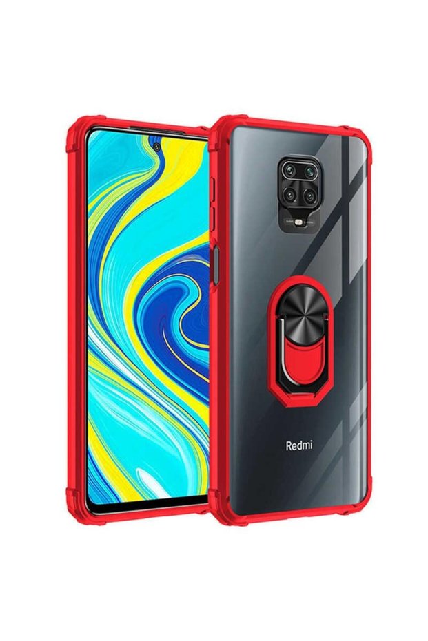 حافظة Redmi Note 9s - 9 Pro ذات حواف ملونة مضادة للصدمات
