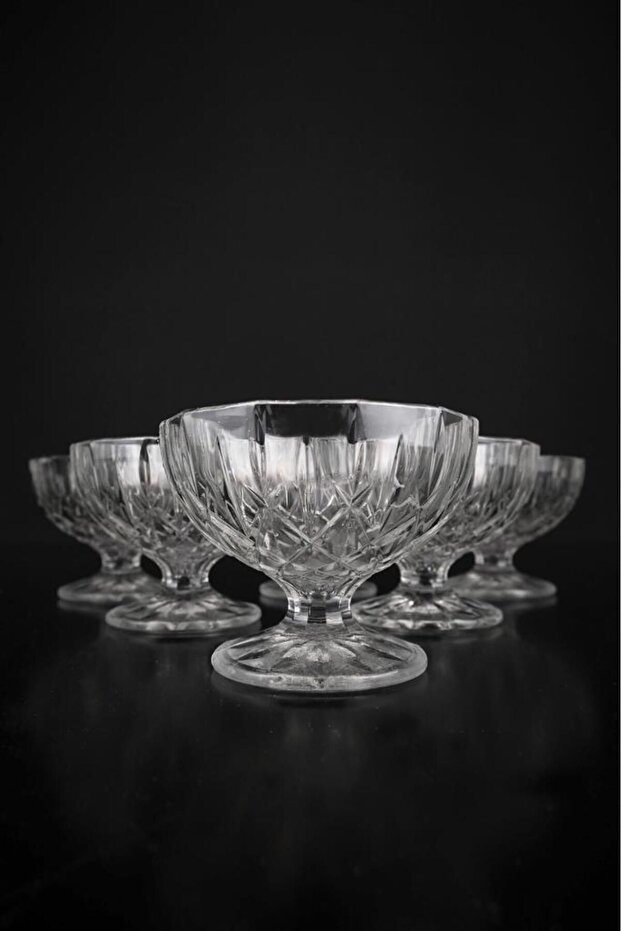 Morano Honey Bowl Set 6 Pieces Glass 10,5 cm C1-1-276