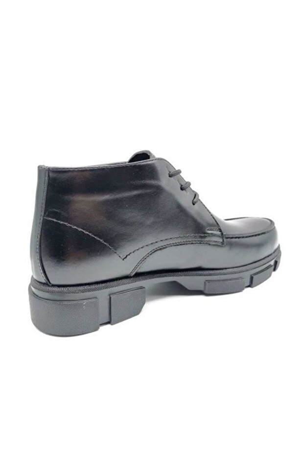 Siyah Yüksek Tabanlı Erkek Bot - 3