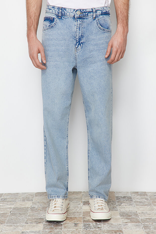 Mavi Baggy/90's Straight Fit Jeans Bol Kot Pantolon TMNSS24JE00012 - 7