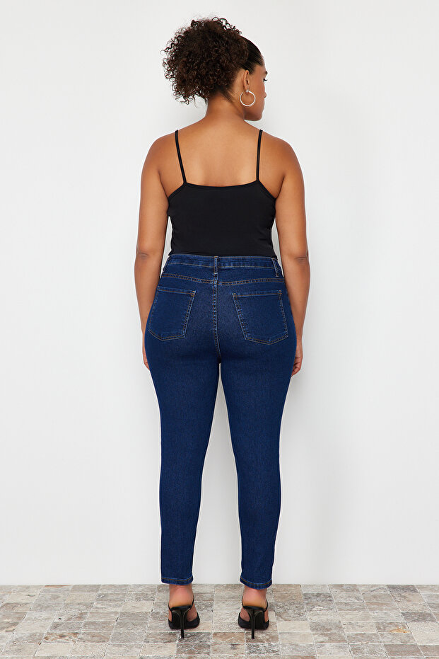 Mavi Ekstra Esnek/Stretch Büyük Beden Skinny Jeans TBBSS24CJ00006 - 7