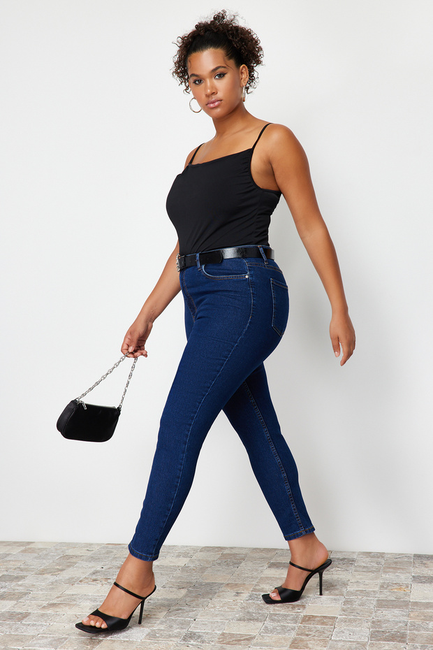 Mavi Ekstra Esnek/Stretch Büyük Beden Skinny Jeans TBBSS24CJ00006 - 3