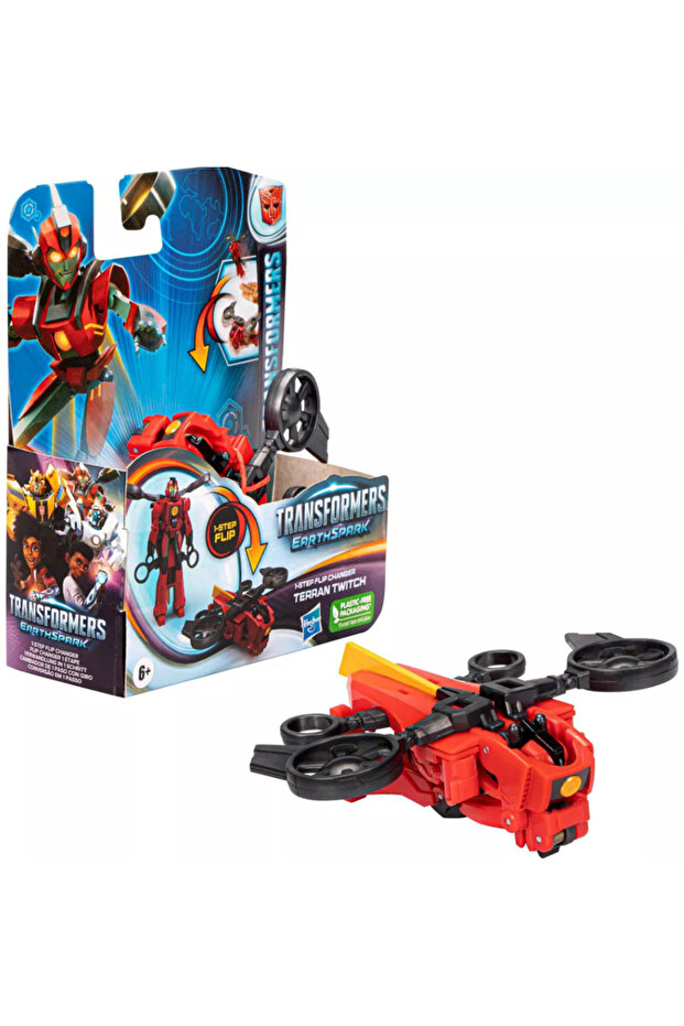 Transformers Earthspark Tek Adımda Dönüşen Figür Terran Twıtch F6721 - 2