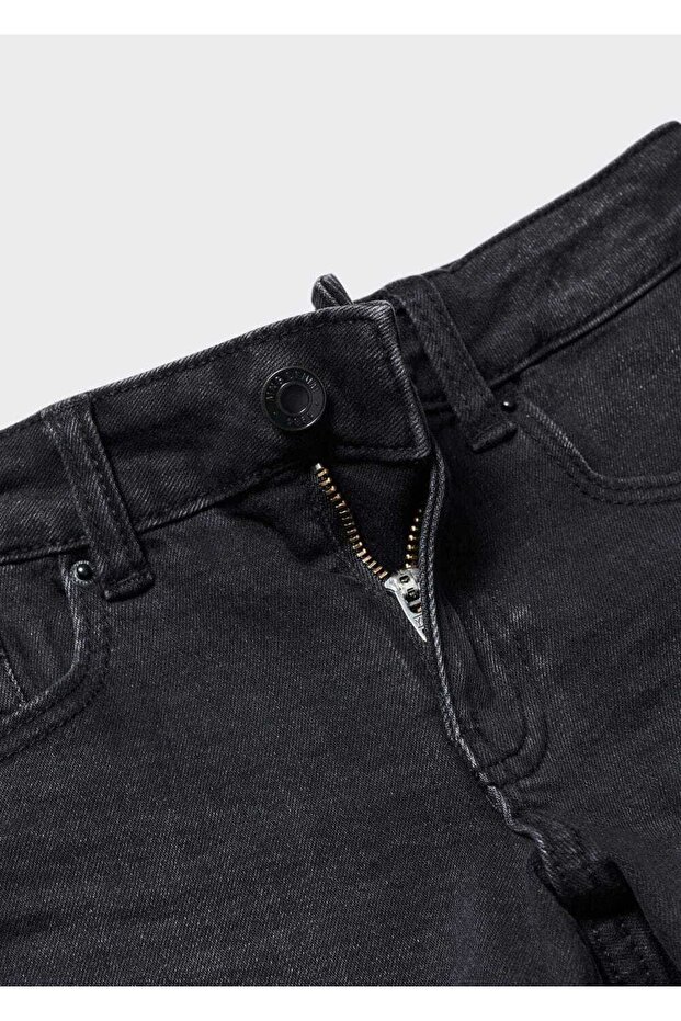 Pamuklu Denim Şort - 5