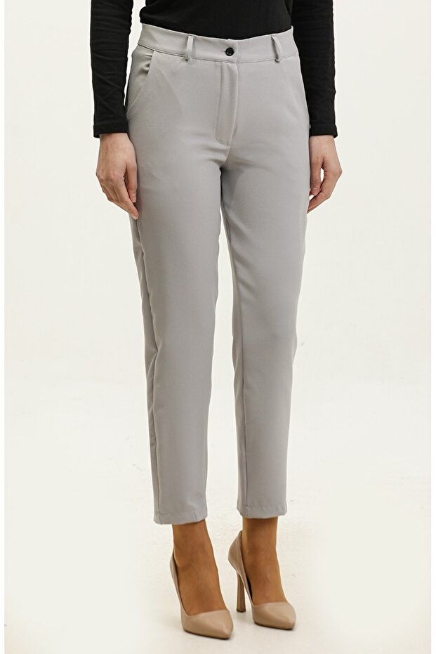 Large Size Optional Pocket Classic Trousers - 2
