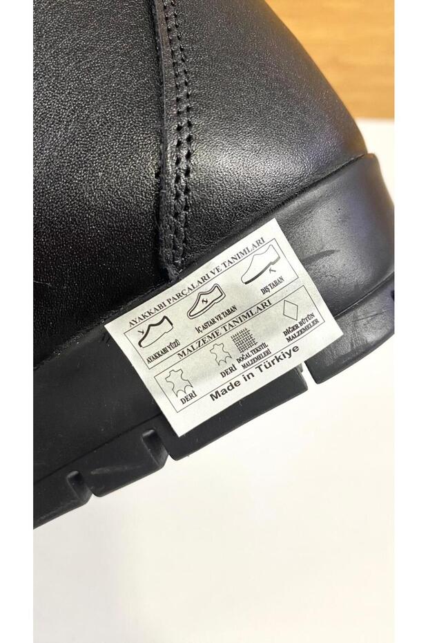 Keen RM 572 Fermuarlı Cırtlı Düz Taban Hakiki Deri Ortopedik Kısa Bot - 7